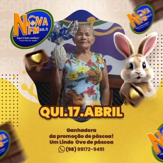 PÁSCOA  NA NOVA FM